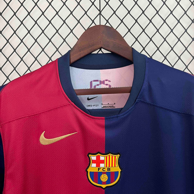 Camisa Barcelona I 24/25 - Torcedor Nike - Azul e Grená