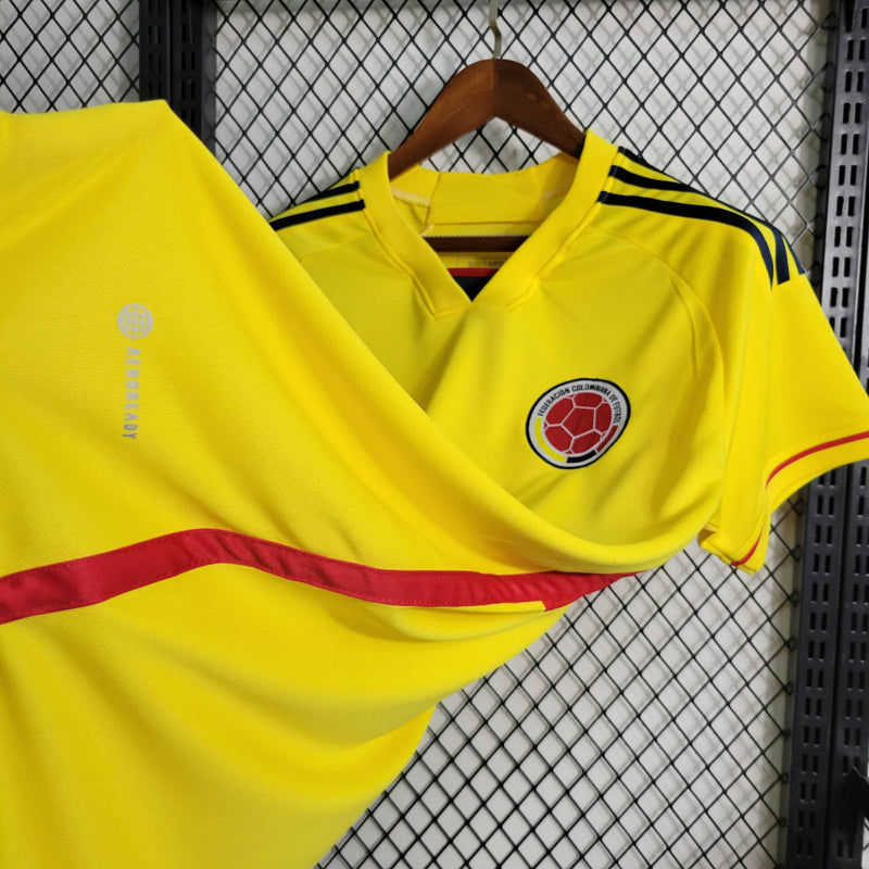 Camisa Seleção Colômbia I 23/24 - Torcedor Adidas - Amarela