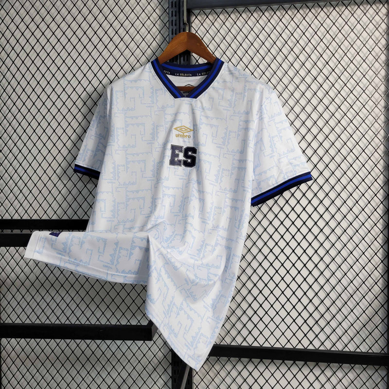 Camisa Seleção El Salvador II 23/24 - Torcedor Umbro - Branca