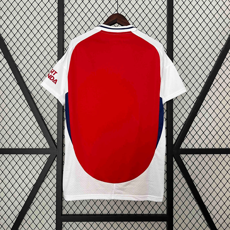 Camisa Arsenal I 24/25 - Torcedor Adidas - Branca e Vermelha