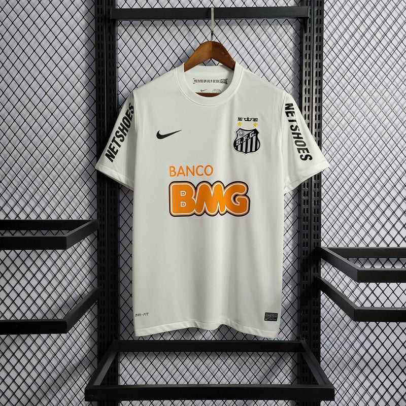 Retrô Camisa Santos 12/13 - Torcedor Nike - Branca