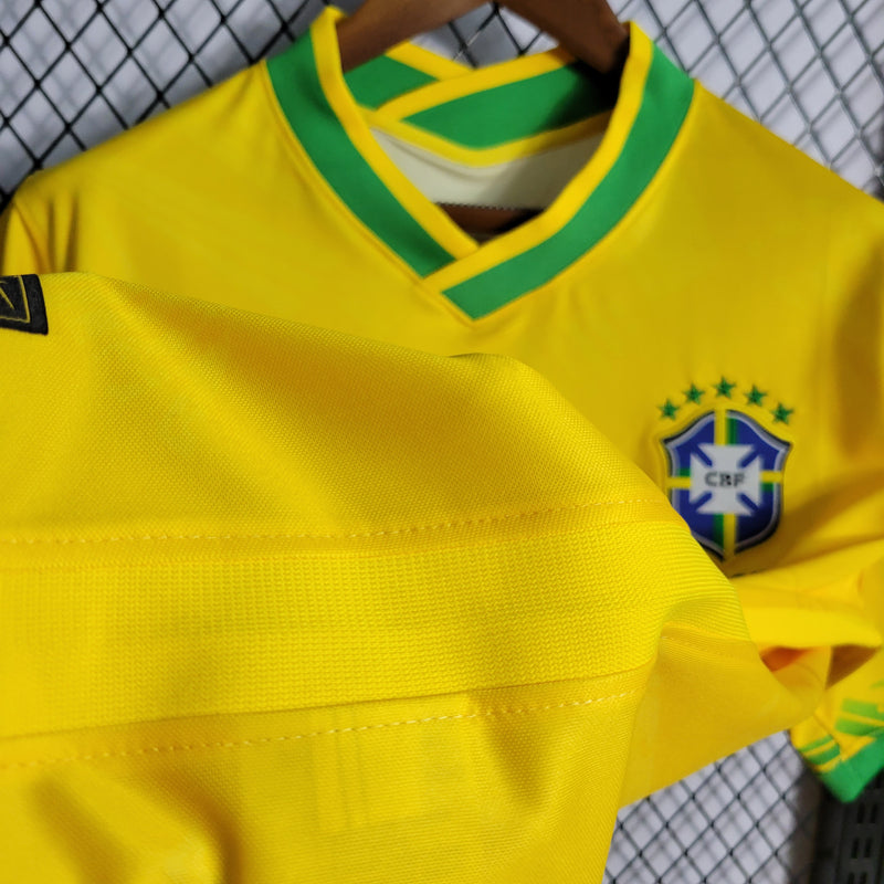 Camisa Seleção Brasileira Cristo Redentor - Edição Especial Nike - Amarela