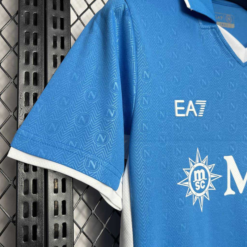 Camisa Napoli I 24/25 - Torcedor EA7 - Azul