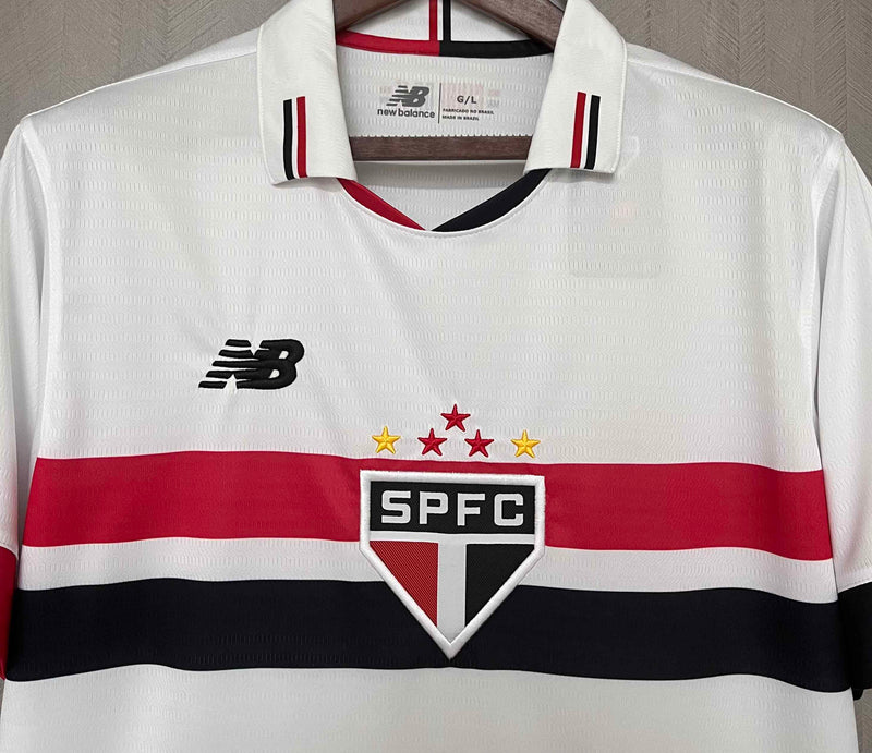 Camisa São Paulo I 24/25 - Torcedor New Balance - Branca