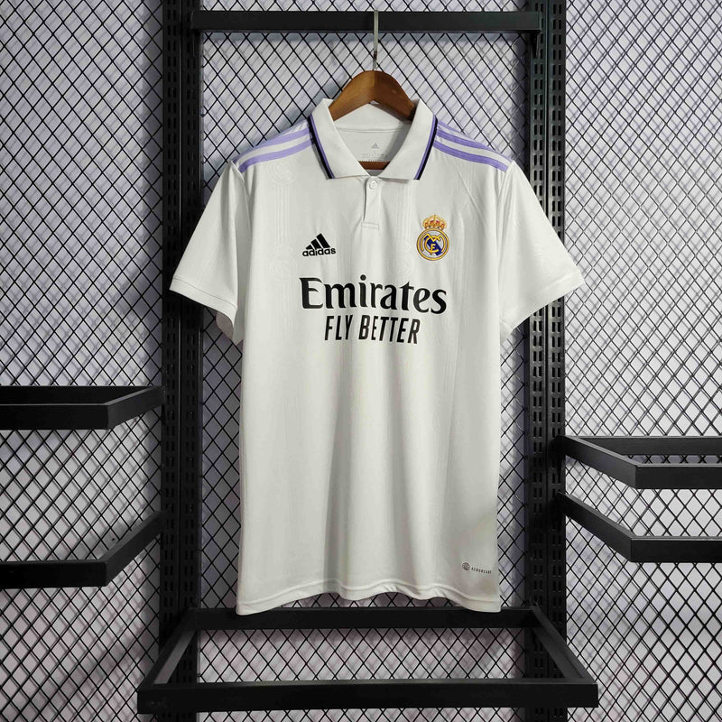 Camisa Real Madrid I 22/23 - Torcedor Adidas - Branca