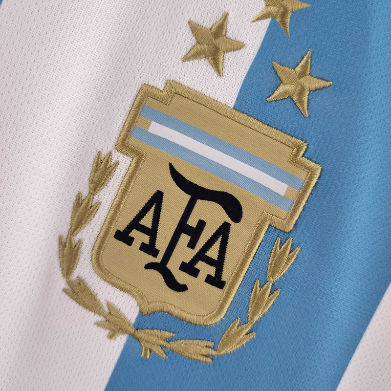 Camisa Seleção Argentina I 22/23 - Torcedor Adidas - Azul