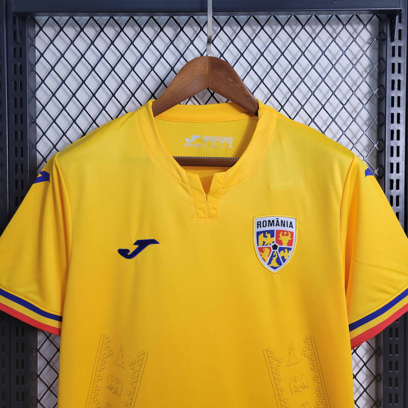 Camisa Seleção Romênia I 23/24 - Torcedor Joma - Amarela