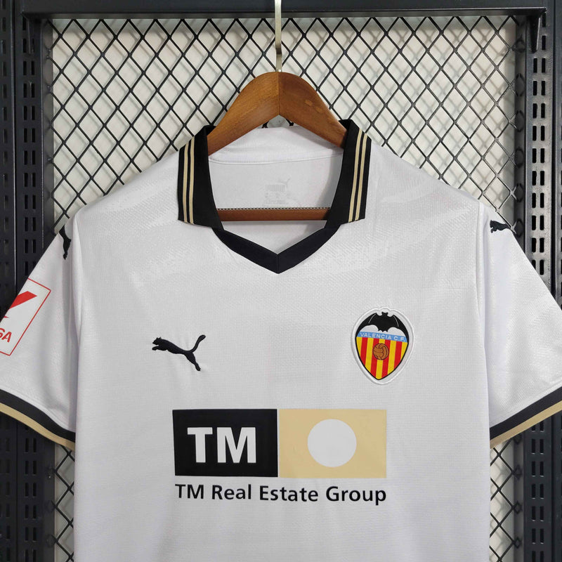 Camisa Valencia I 23/24 - Torcedor Puma - Branca