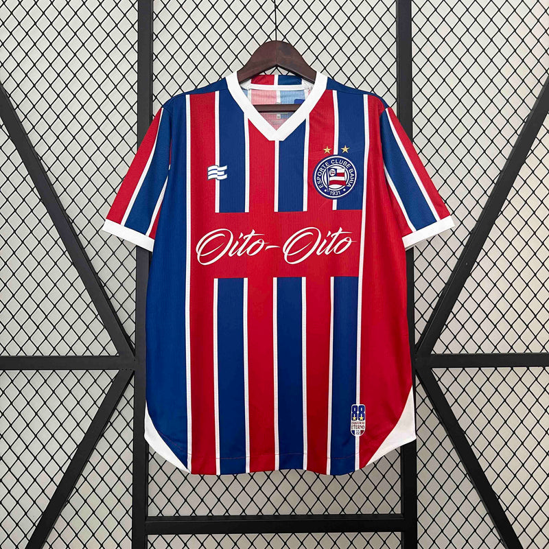 Camisa Bahia Comemorativa 88/89 - Torcedor Esquadrão - Azul e Vermelha