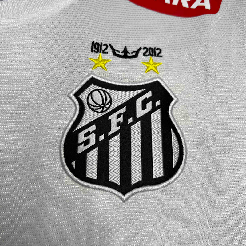 Retrô Camisa Santos 11/12 - Torcedor Nike - Branca