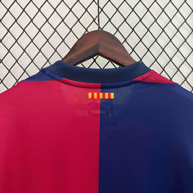 Camisa Barcelona I 24/25 - Torcedor Nike - Azul e Grená