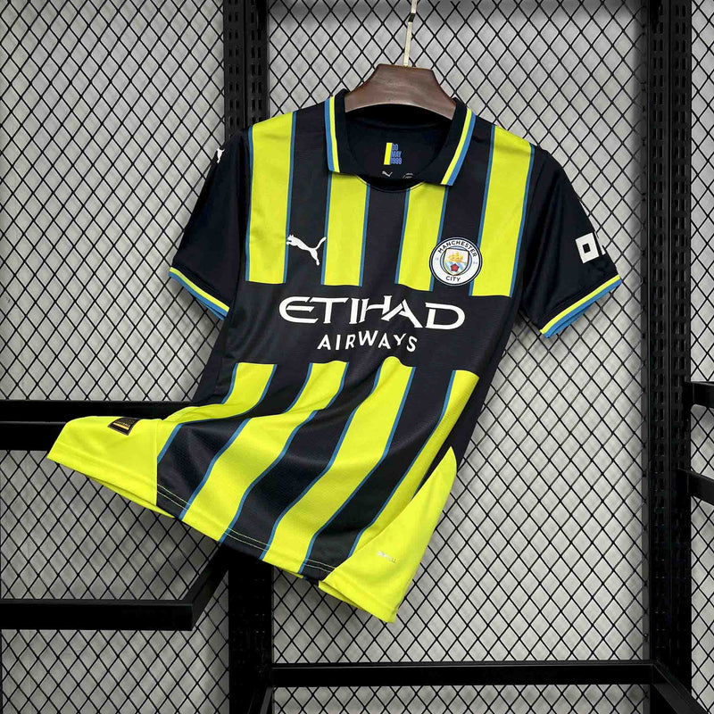 Camisa Manchester City II 24/25 - Torcedor Puma - Amarela e Preto