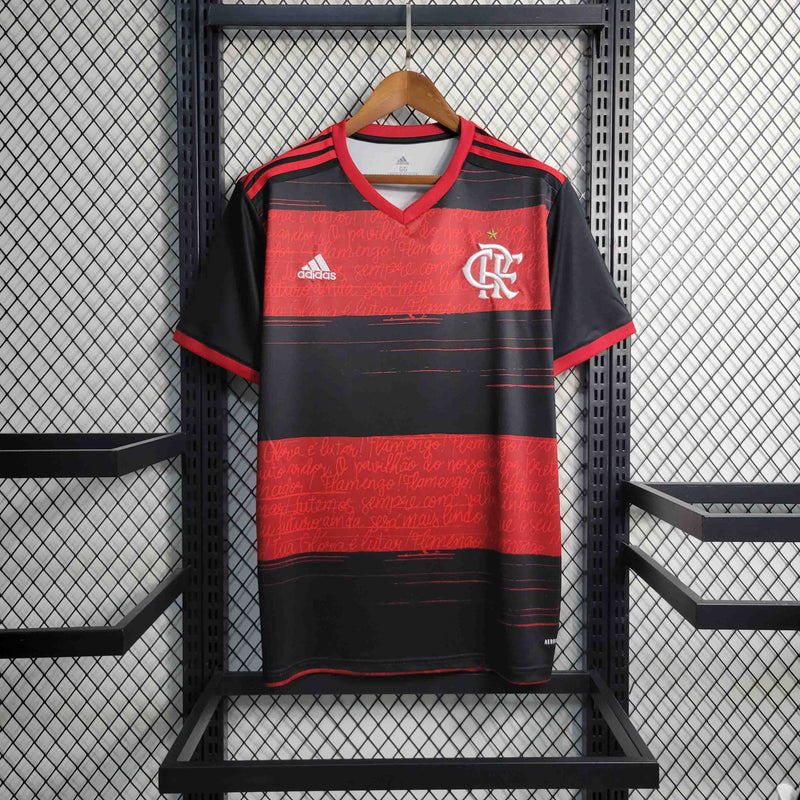 Retrô Camisa Flamengo I 20/21 - Torcedor Adidas - Vermelha e Preta