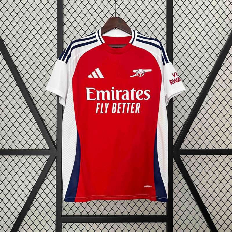 Camisa Arsenal I 24/25 - Torcedor Adidas - Branca e Vermelha