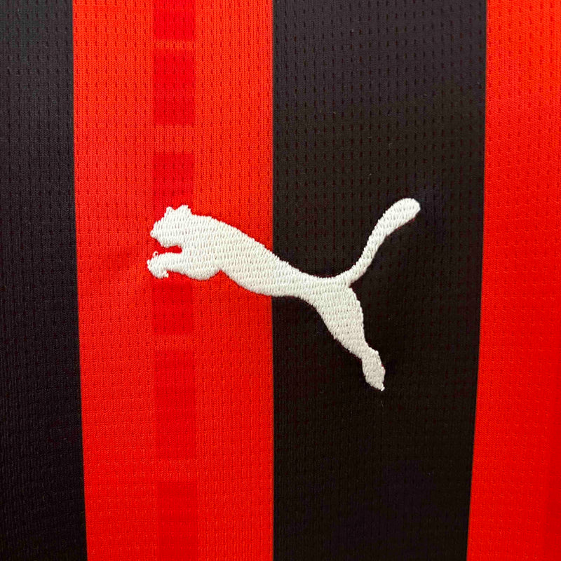 Camisa AC Milan I 24/25 - Torcedor Puma - Vermelha