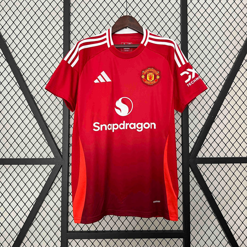 Camisa Manchester United I 24/25 - Torcedor Adidas - Vermelha