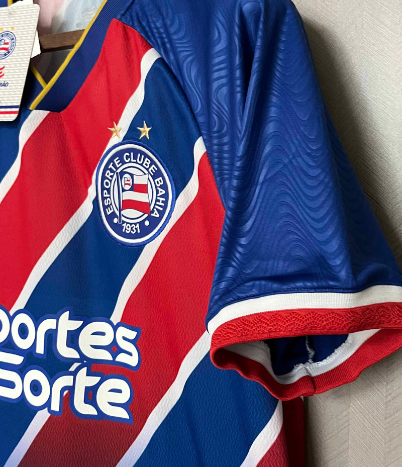 Camisa Bahia II 24/25 - Torcedor Esquadrão - Azul e Vermelha