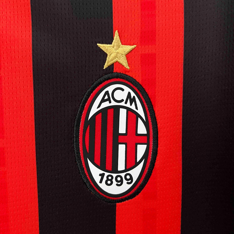 Camisa AC Milan I 24/25 - Torcedor Puma - Vermelha