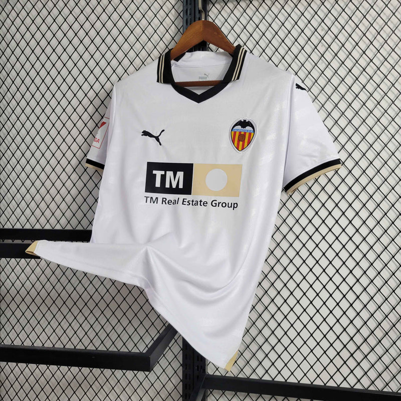 Camisa Valencia I 23/24 - Torcedor Puma - Branca