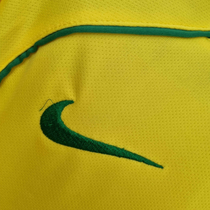 Retrô Camisa Seleção Brasileira I 2004 - Torcedor Nike - Amarela