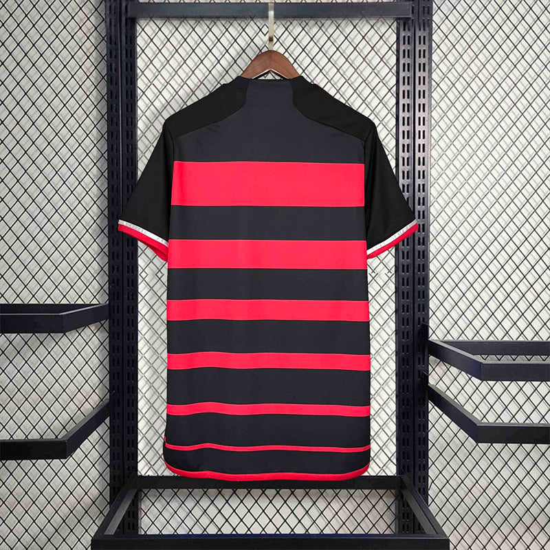 Camisa Flamengo I 24/25 - Torcedor Adidas - Vermelha e Preta