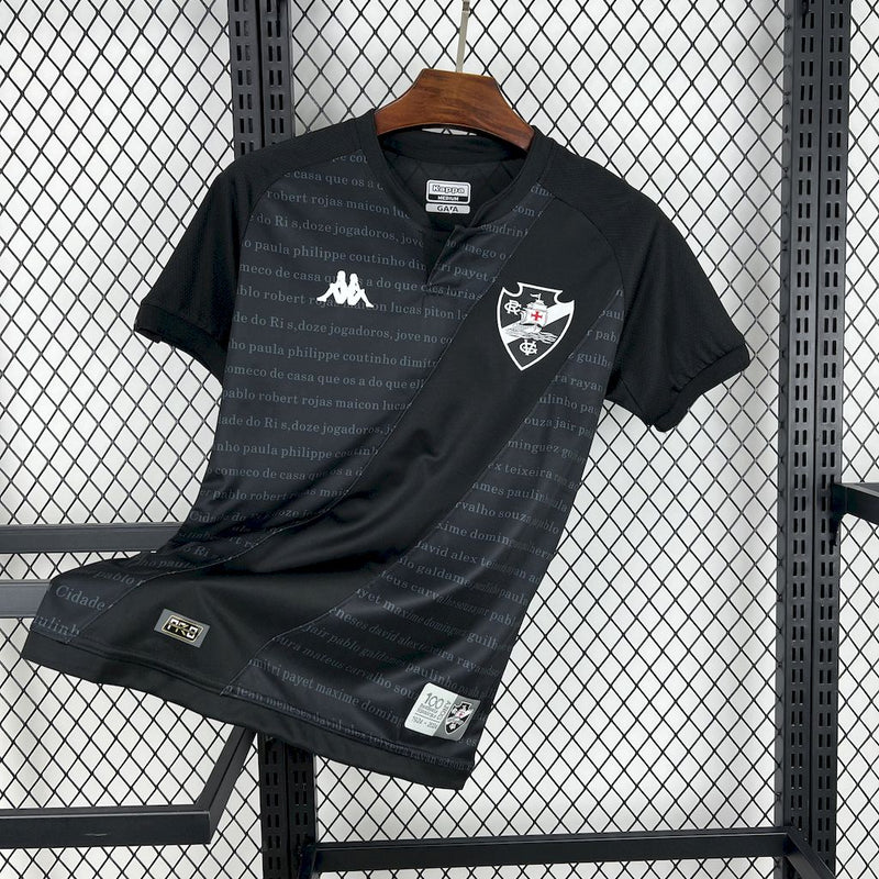 Camisa Vasco III 24/25 - Torcedor Kappa - Preta