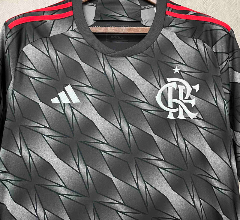 Camisa Flamengo III 24/25 - Torcedor Adidas - Cinza