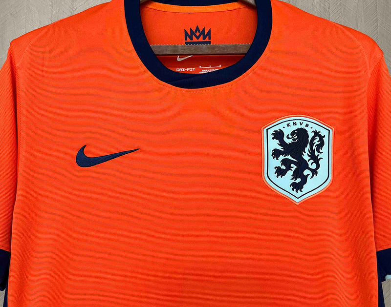 Camisa Seleção Holanda I 24/25 - Torcedor Nike - Laranja