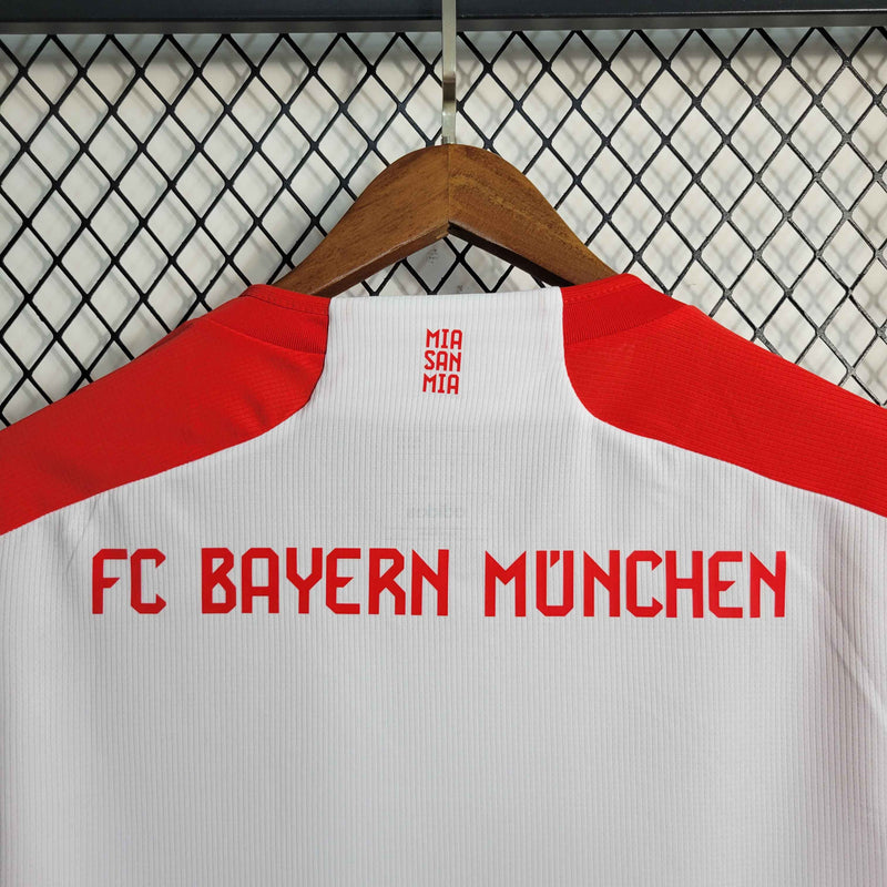 Camisa Bayern de Munique I 23/24 - Torcedor Adidas - Branco