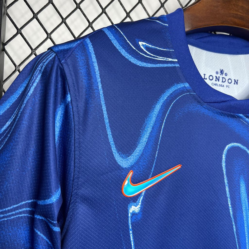 Camisa Chelsea I 24/25 - Torcedor Nike - Azul