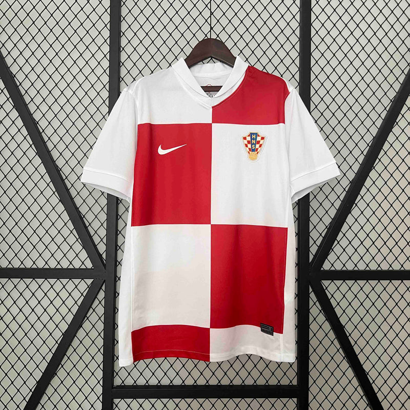 Camisa Seleção Croácia I 24/25 - Torcedor Nike - Vermelha e Branca