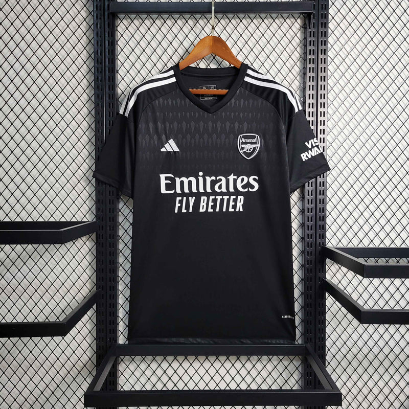 Camisa Arsenal Goleiro 23/24 - Torcedor Adidas - Preta