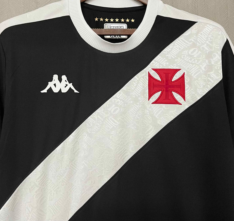 Camisa Vasco I 24/25 - Torcedor Kappa - Preta