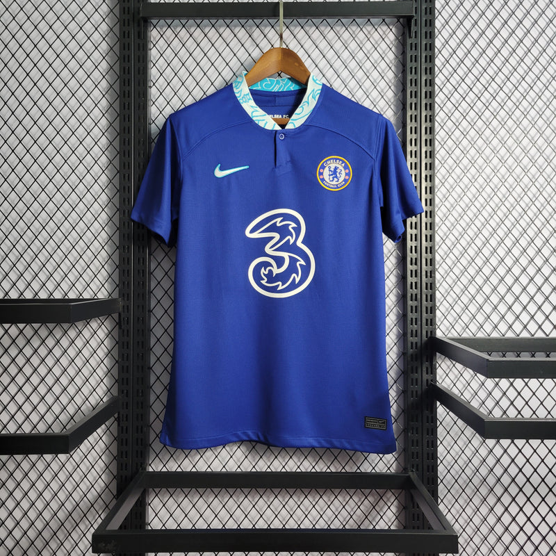 Camisa Chelsea I 22/23 - Torcedor Nike - Azul