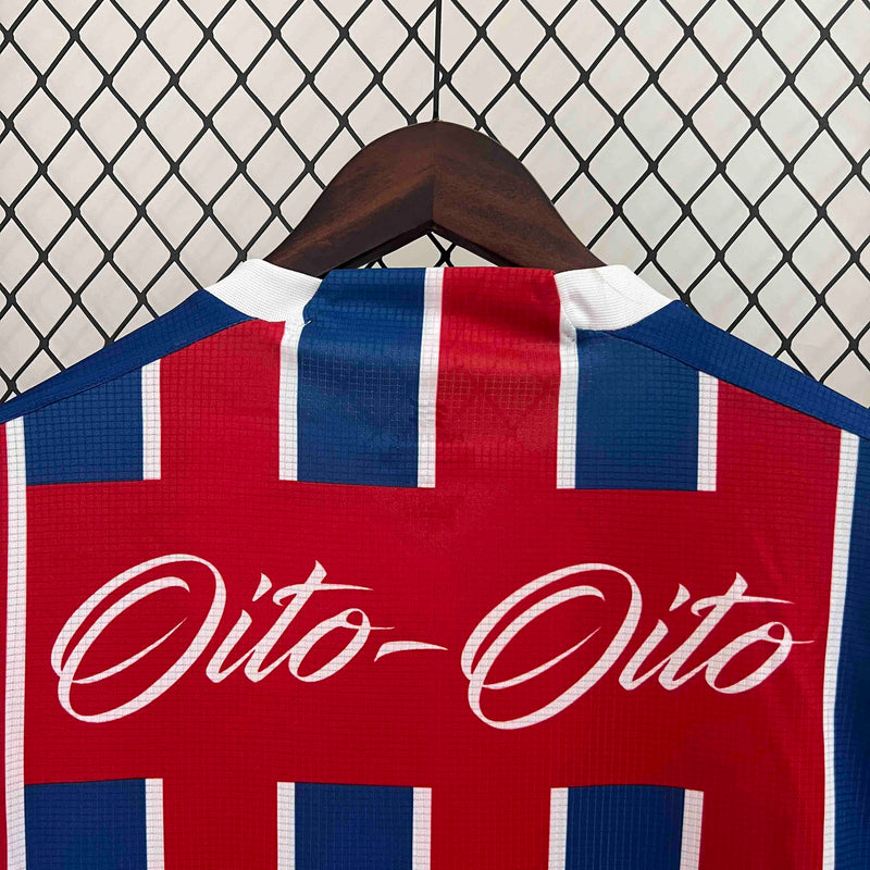 Camisa Bahia Comemorativa 88/89 - Torcedor Esquadrão - Azul e Vermelha