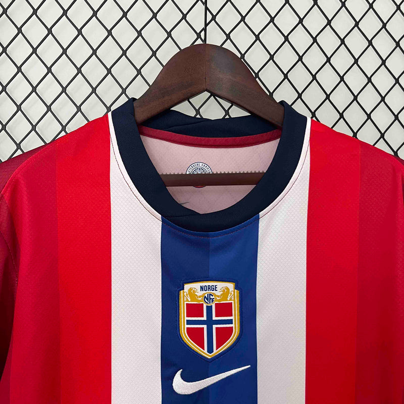 Camisa Seleção Noruega I 24/25 - Torcedor Nike - Vermelha