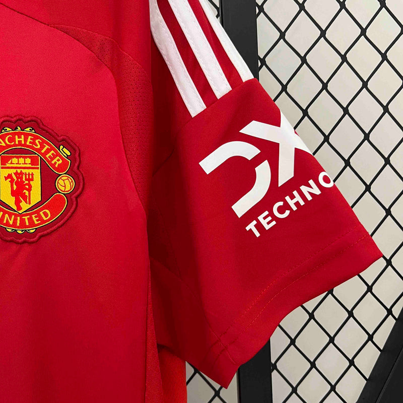 Camisa Manchester United I 24/25 - Torcedor Adidas - Vermelha