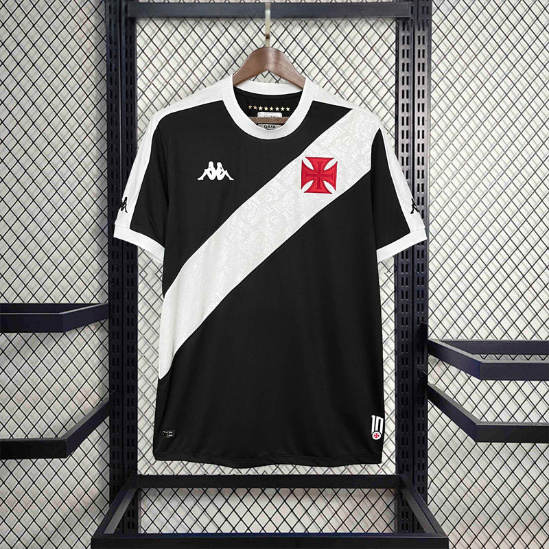 Camisa Vasco I 24/25 - Torcedor Kappa - Preta