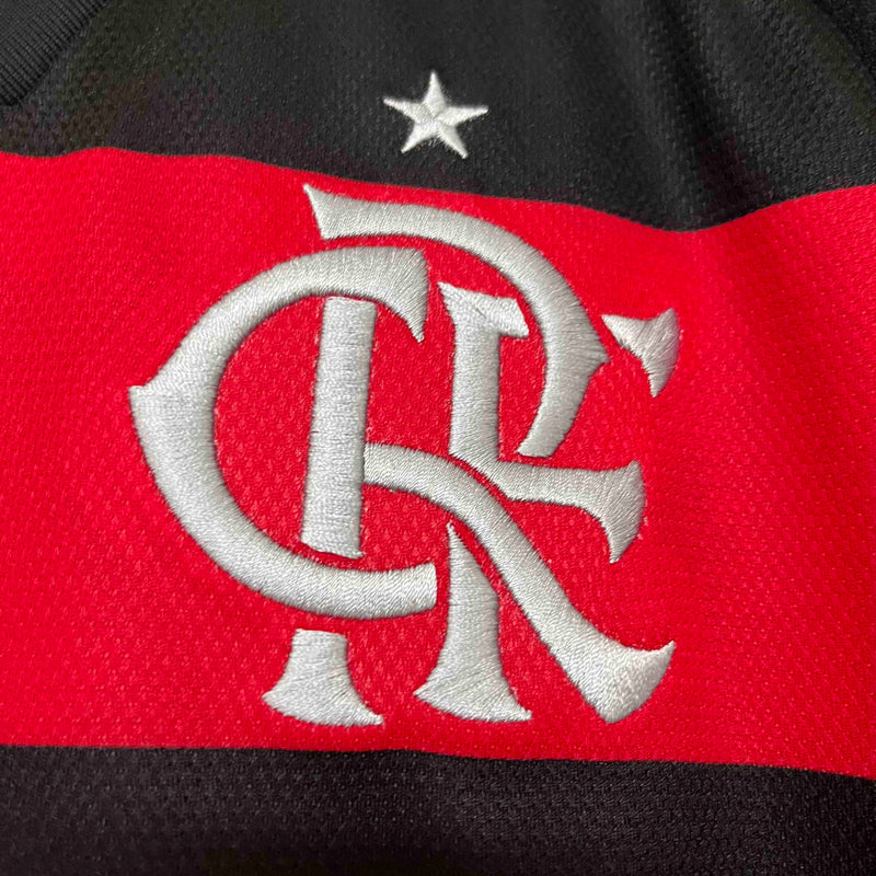 Camisa Flamengo I 24/25 - Torcedor Adidas - Vermelha e Preta