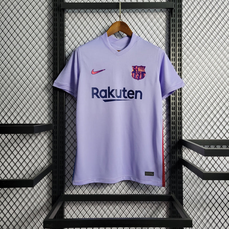 Camisa Barcelona II 21/22 - Torcedor Nike - Lilás