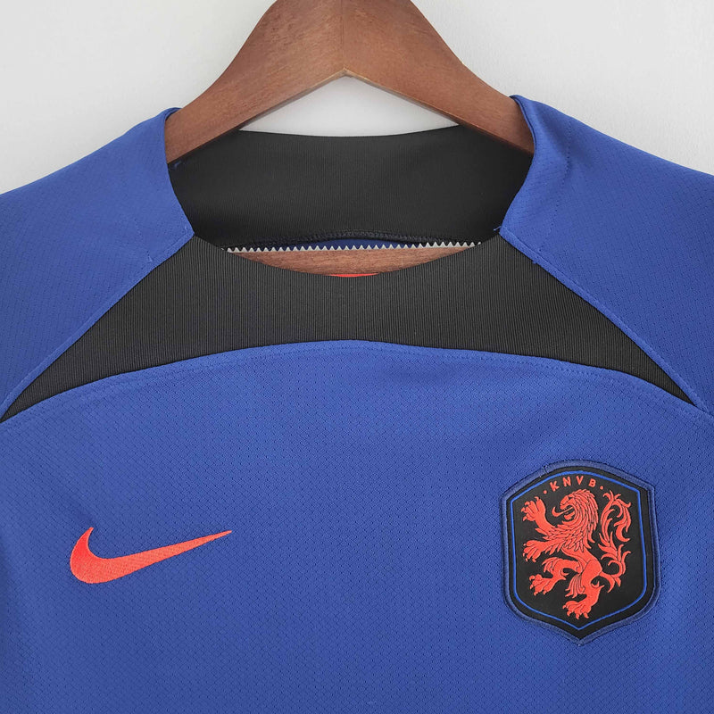 Camisa Seleção Holanda II 22/23 - Torcedor Nike - Azul