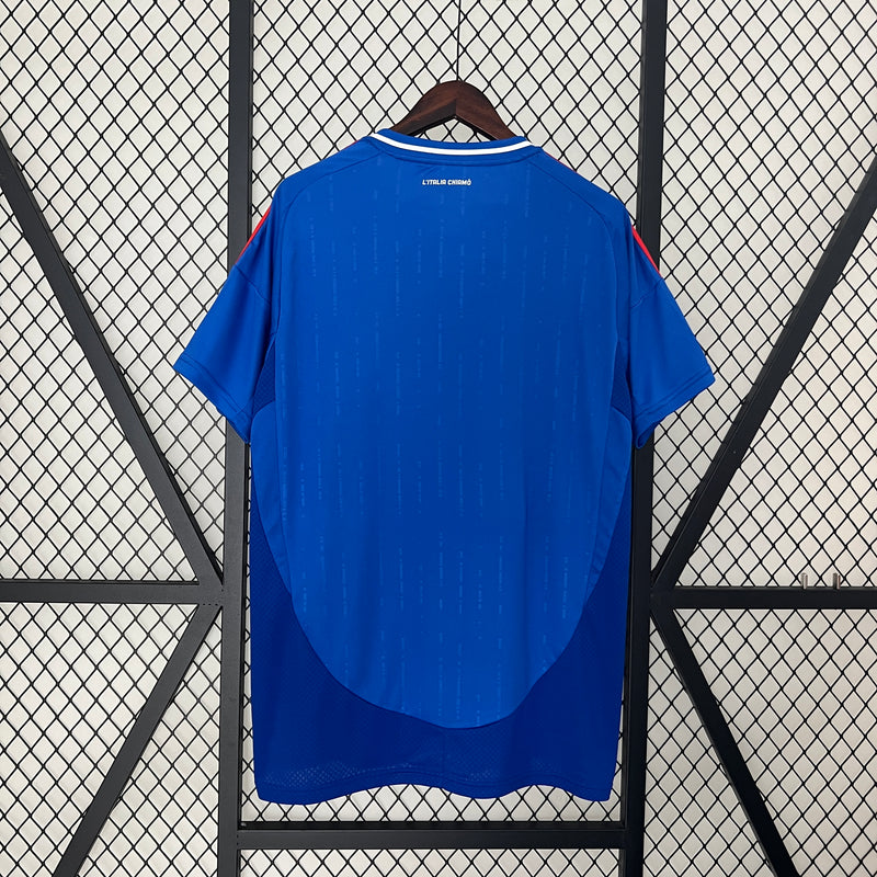 Camisa Seleção Itália I 24/25 - Torcedor Adidas - Azul