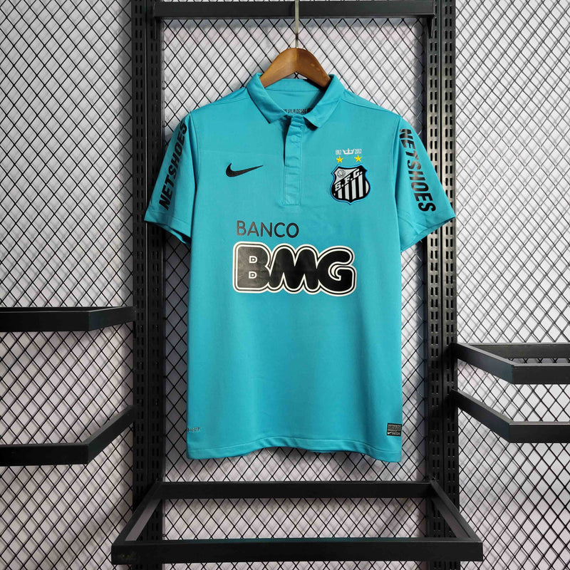 Retrô Camisa Santos 12/13 - Torcedor Nike - Azul