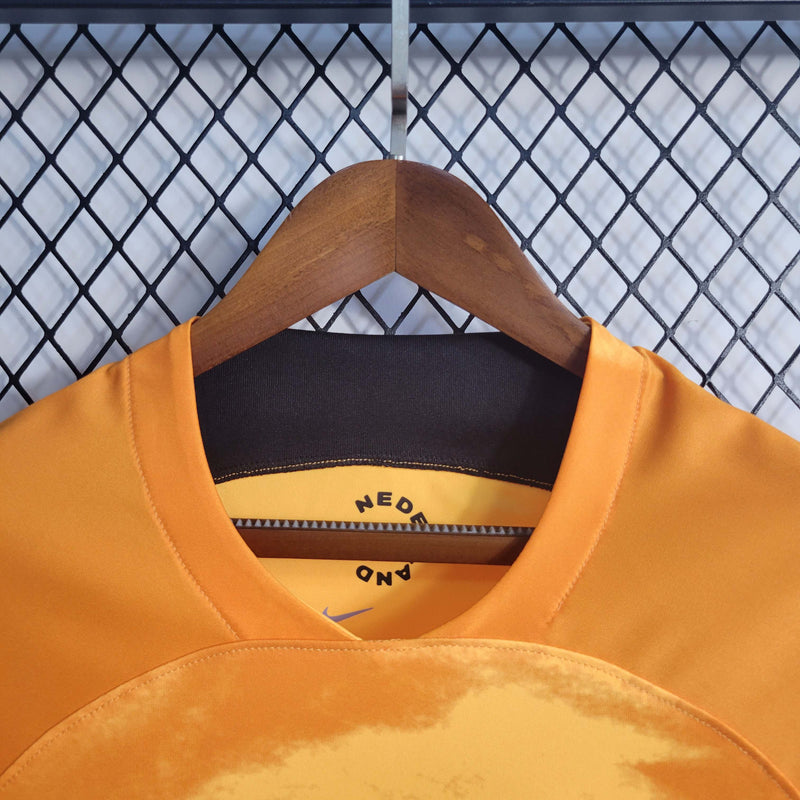 Camisa Seleção Holanda I 22/23 - Torcedor Nike - Laranja