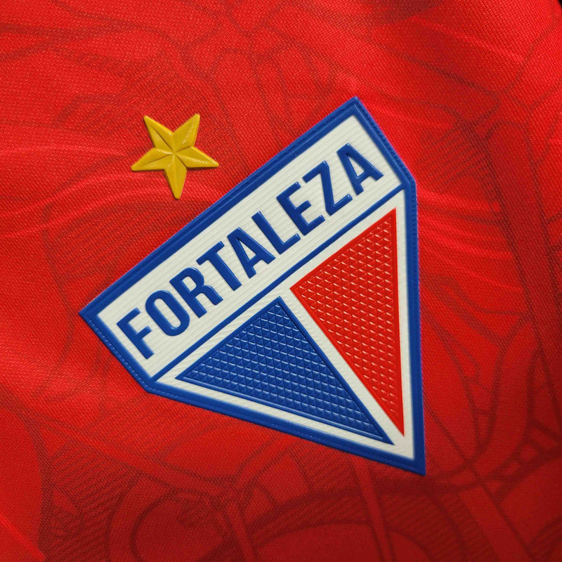 Camisa Fortaleza III 24/25 - Torcedor Lobo - Vermelha