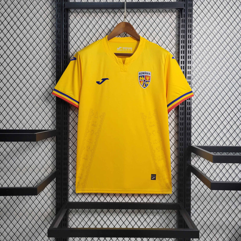 Camisa Seleção Romênia I 23/24 - Torcedor Joma - Amarela