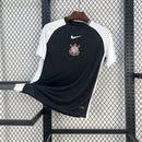 Camisa Corinthians I 25/26 - Torcedor Nike - Preta