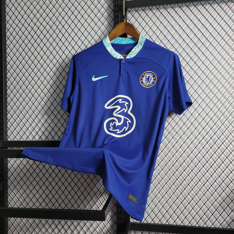 Camisa Chelsea I 22/23 - Torcedor Nike - Azul