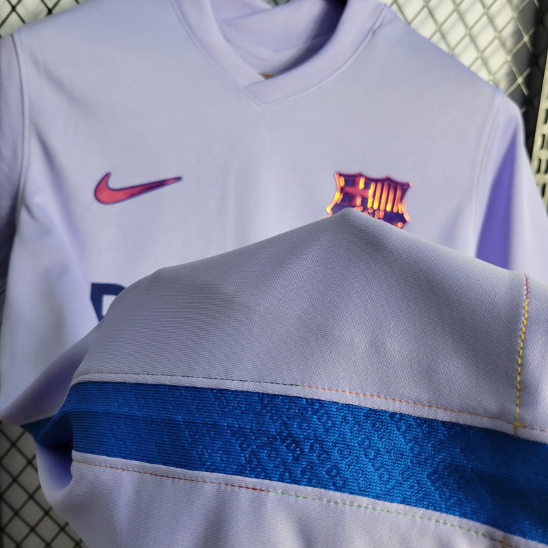 Camisa Barcelona II 21/22 - Torcedor Nike - Lilás