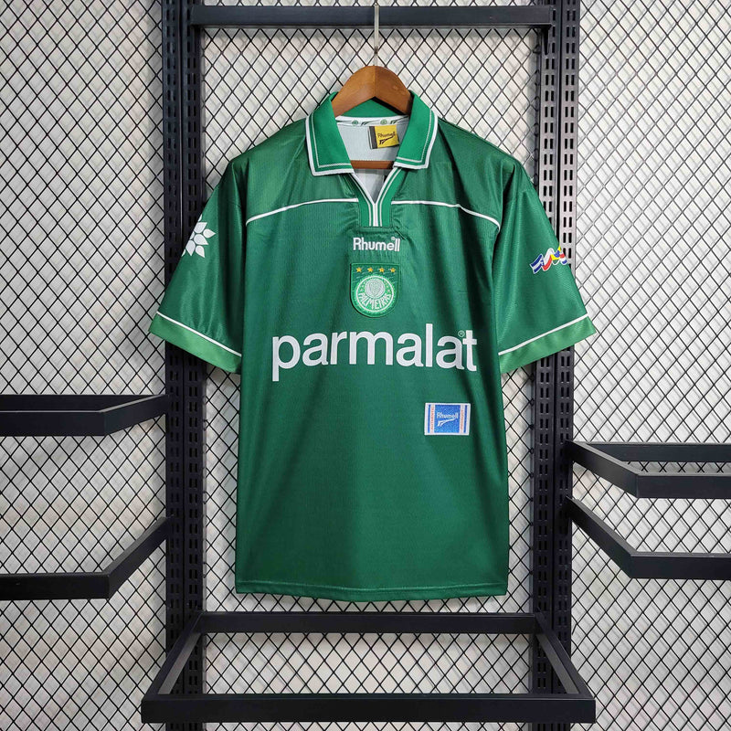 Retrô Camisa Palmeiras 99/00 - Torcedor Rhumell - Verde